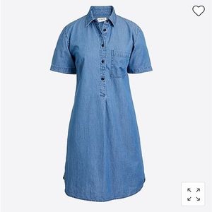 JCrew Factory chambray shirt dress